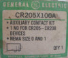 General Electric CR205X100A Auxiliary Contact Kit