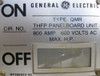 General Electric THFP367 800 Amp 3 Pole 600V Fused Panel Switch - Used