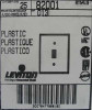 Leviton 82001 1-Gang Toggle Device Switch Wallplate (Lot of 25)