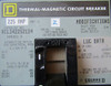 Square D KCL34225-2124 3P 225A 480V 65K Circuit Breaker w/ Shunt Trip, Aux & Alarm Switch  - Used