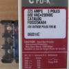 Cutler Hammer FD3225KA04 3 Pole 225 Amp 600VAC 250VDC Molded Case Switch - Used