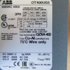 ABB OT400U03 400 Amp 600VAC 3PH General Purpose Switch w/ Handle - New No Box