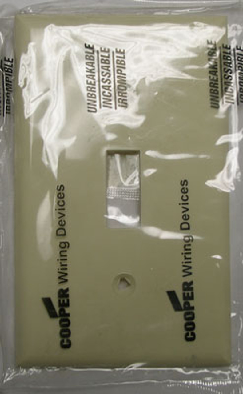 Cooper 5134A Almond 1 Gang Switch Plate (Lot of 149) - New