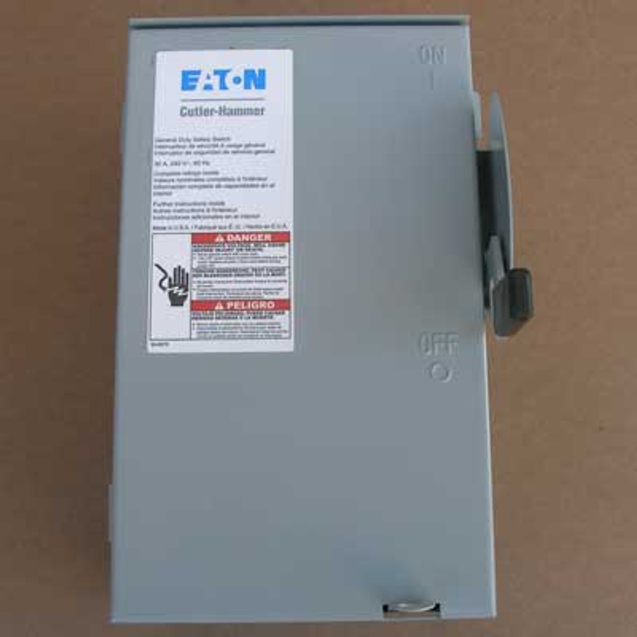 Cutler Hammer DG221URB Non-Fusible Safety Switch 30A 240V Nema 3R - New
