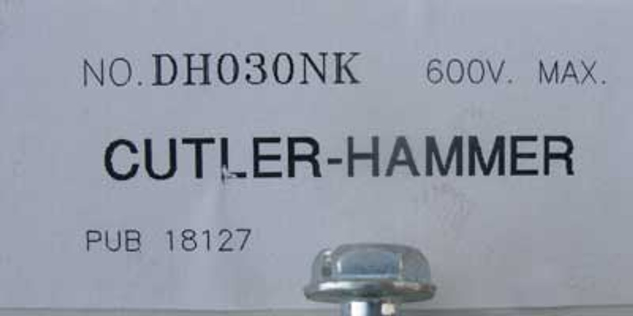 Cutler Hammer DH030NK 30-60 Amp 600V Max Neutral Kit