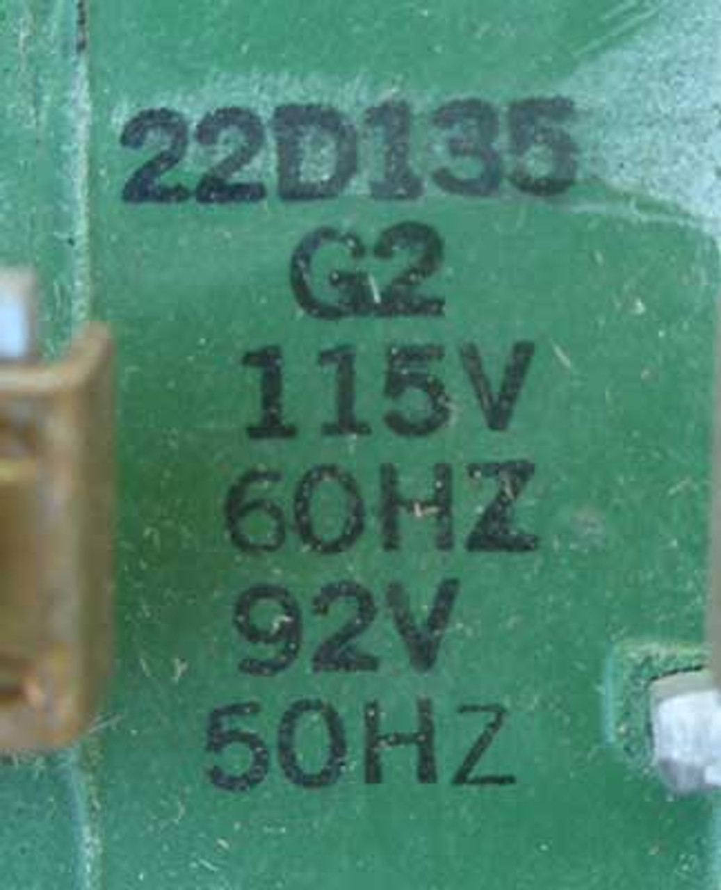 GE 22D135G2 Coil Renewal 115V/60Hz 92V/50Hz (Lot of 2)