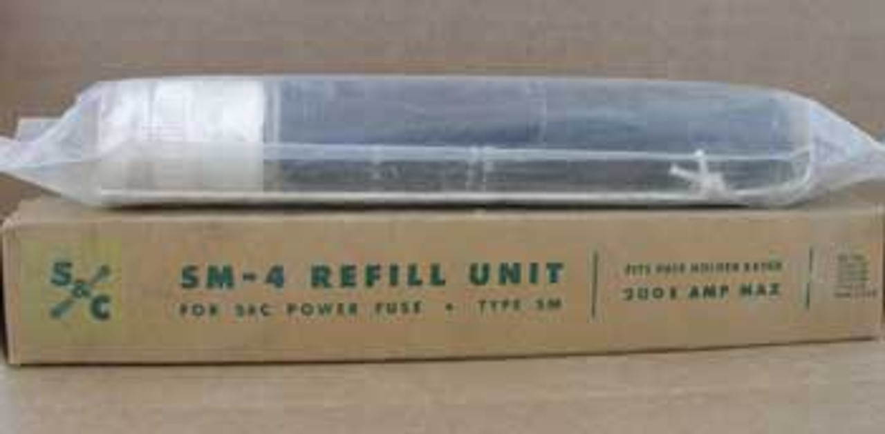 S&C Electric 122125R3 SM4 14.4 KV 80E Fuse Refill Unit - New In Box