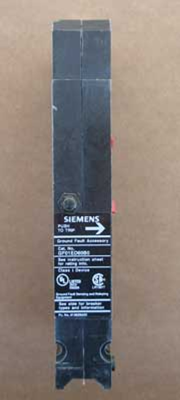 Siemens GF01ED60B0 Sentron MCCB Ground Fault Kit 120V - New