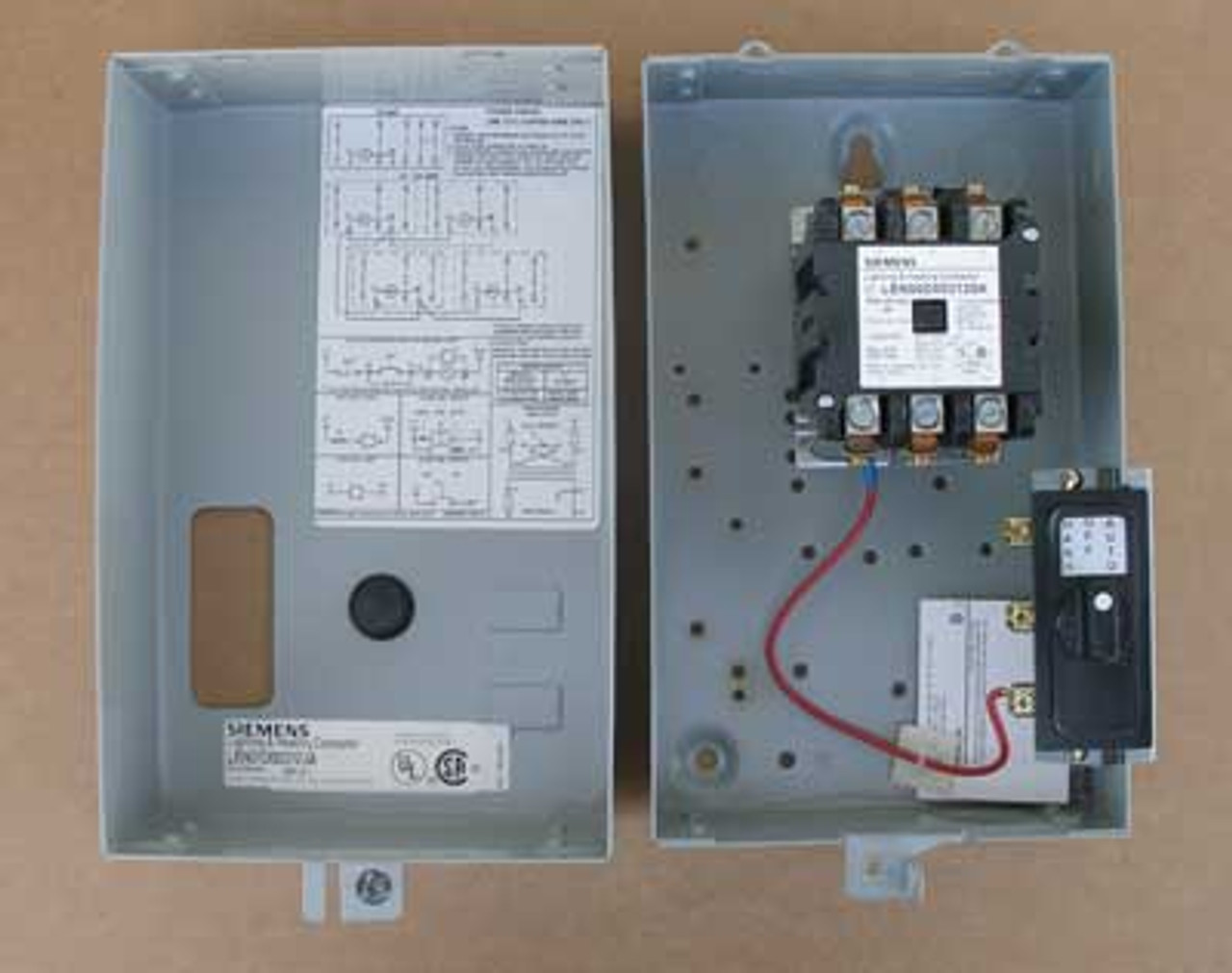 Siemens LEN01D003120A 60 Amp 120V 3 Pole Lighting Contactor NEMA 1 - New