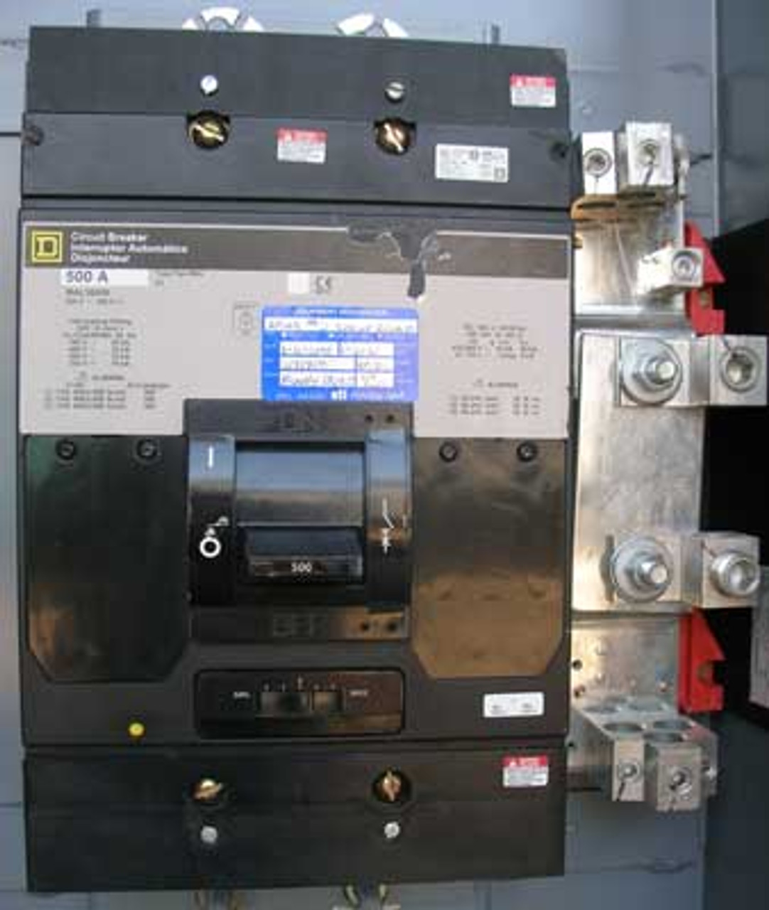 Square D ENCLOSED MAL36500 3P 500A 600V Circuit Breaker - Used