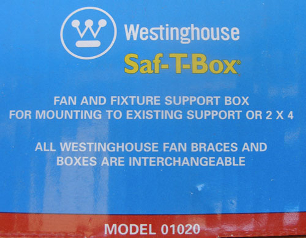 Westinghouse 01020 Saf-T-Box Fan & Fixture Support Box (Lot of 44) - New In Box