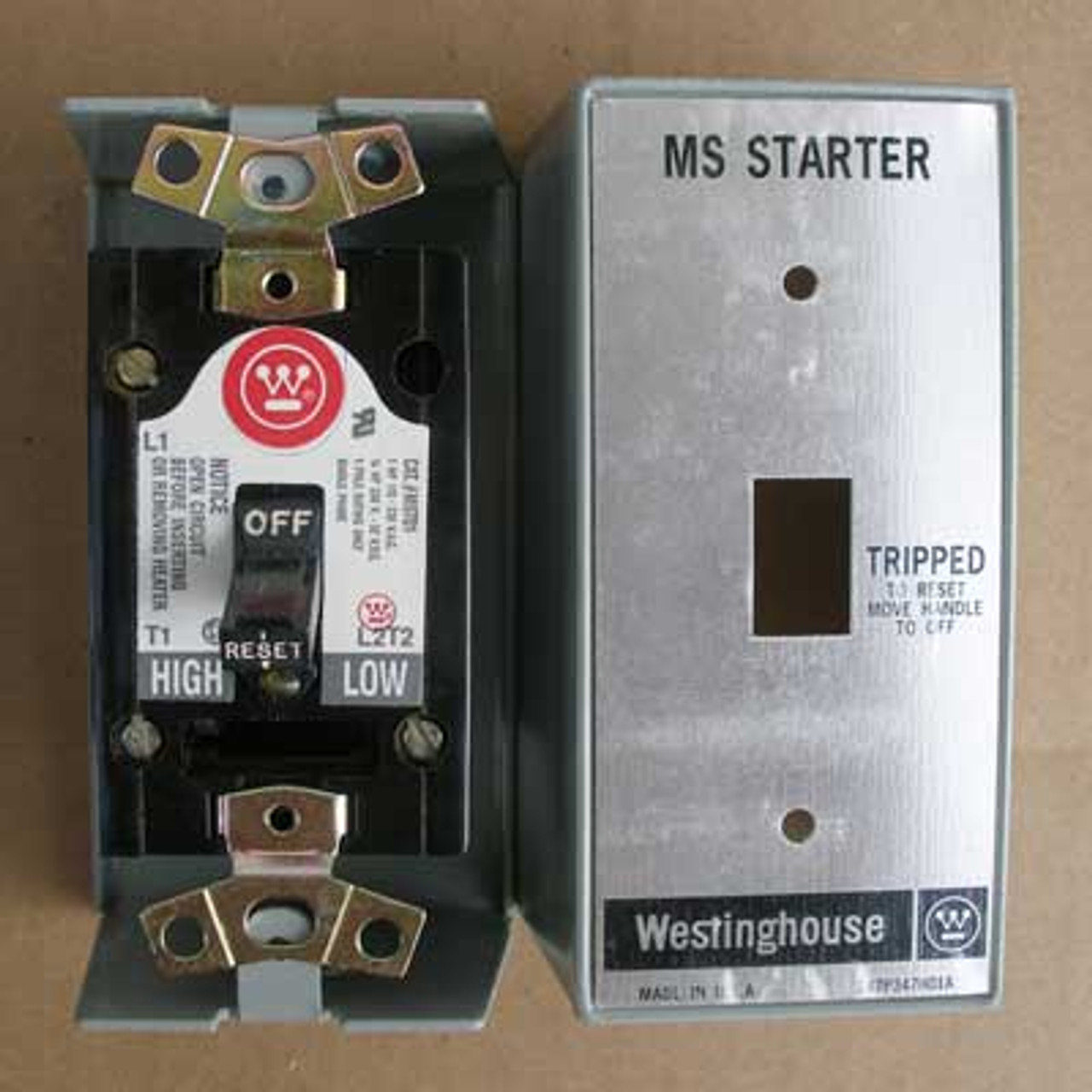 Westinghouse MST01SN Toggle Manual Starter 1 Pole Nema 1 - New