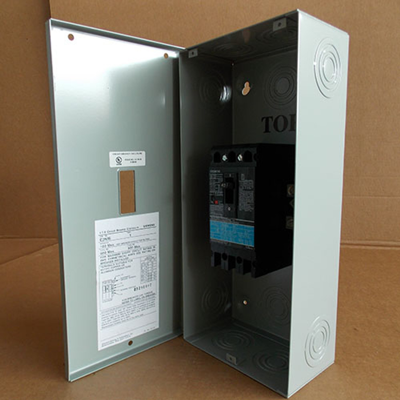 Siemens E1SED63B040 Type 1 Enclosure with ED63B040 40 Amp Circuit Breaker - New