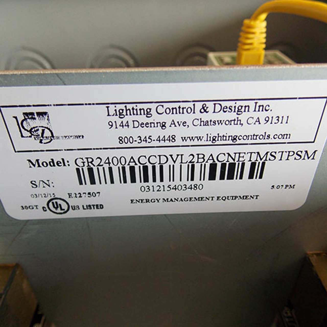 Lighting Control & Design GR2400ACCDVL2BAC Lighting Control Panel  - New