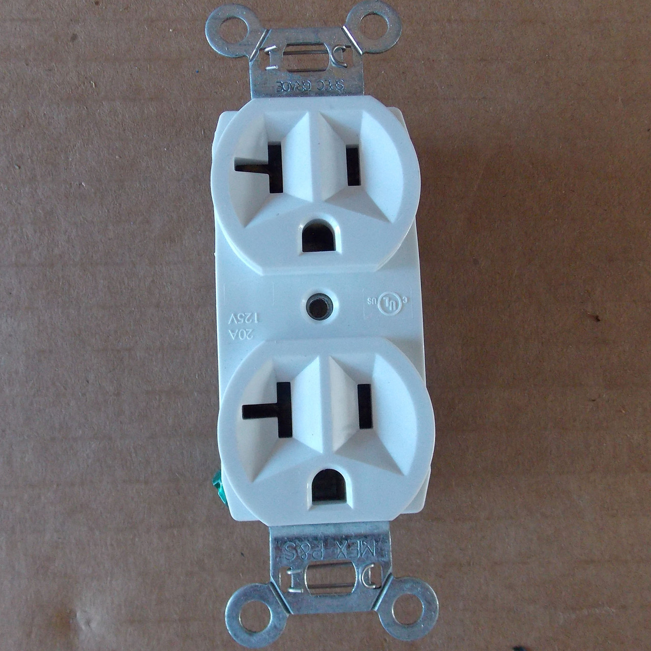 Pass & Seymour CR20-W Duplex Receptacle 20A 125V Commercial Grade White -  New