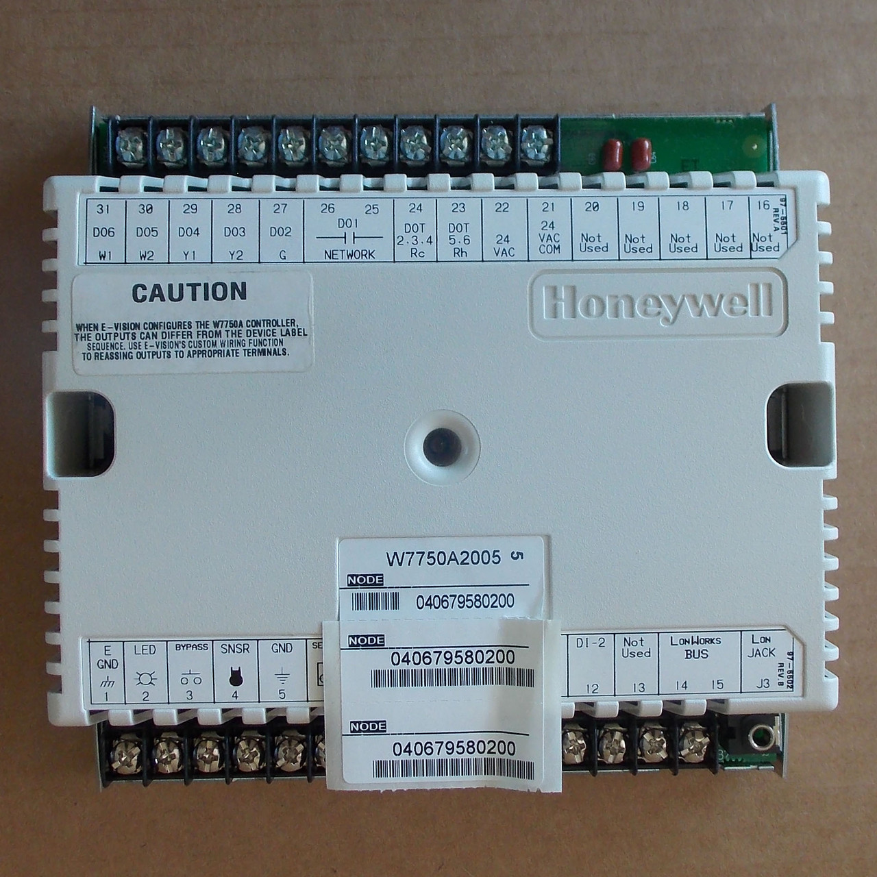 Honeywell W7750A 2005 Excel 10 Constant Volume Air Handling Unit 24VAC 50/60 HZ - New