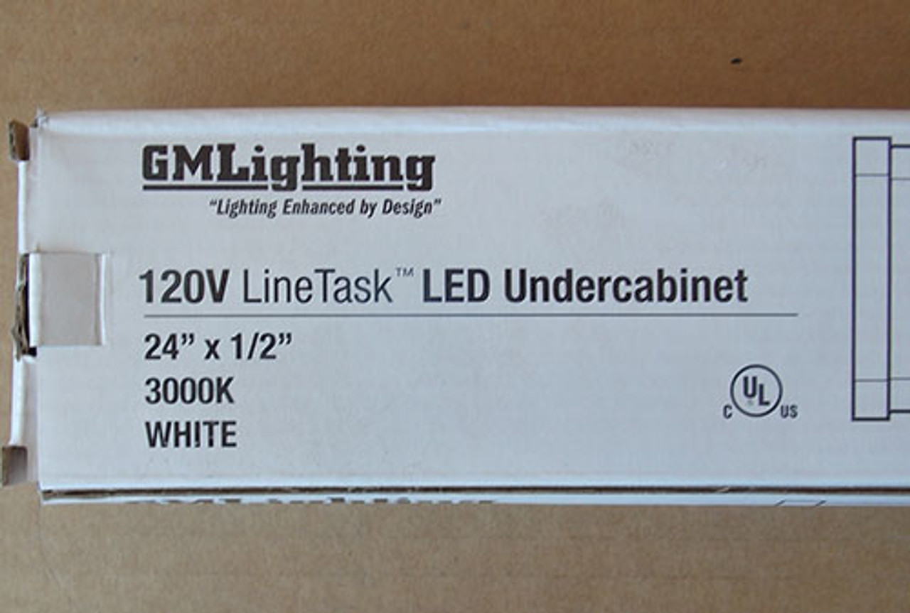 GM Lighting Line Task UCSB-24-30-WH 120V  Modular LED Undercabinet 3000K White - New
