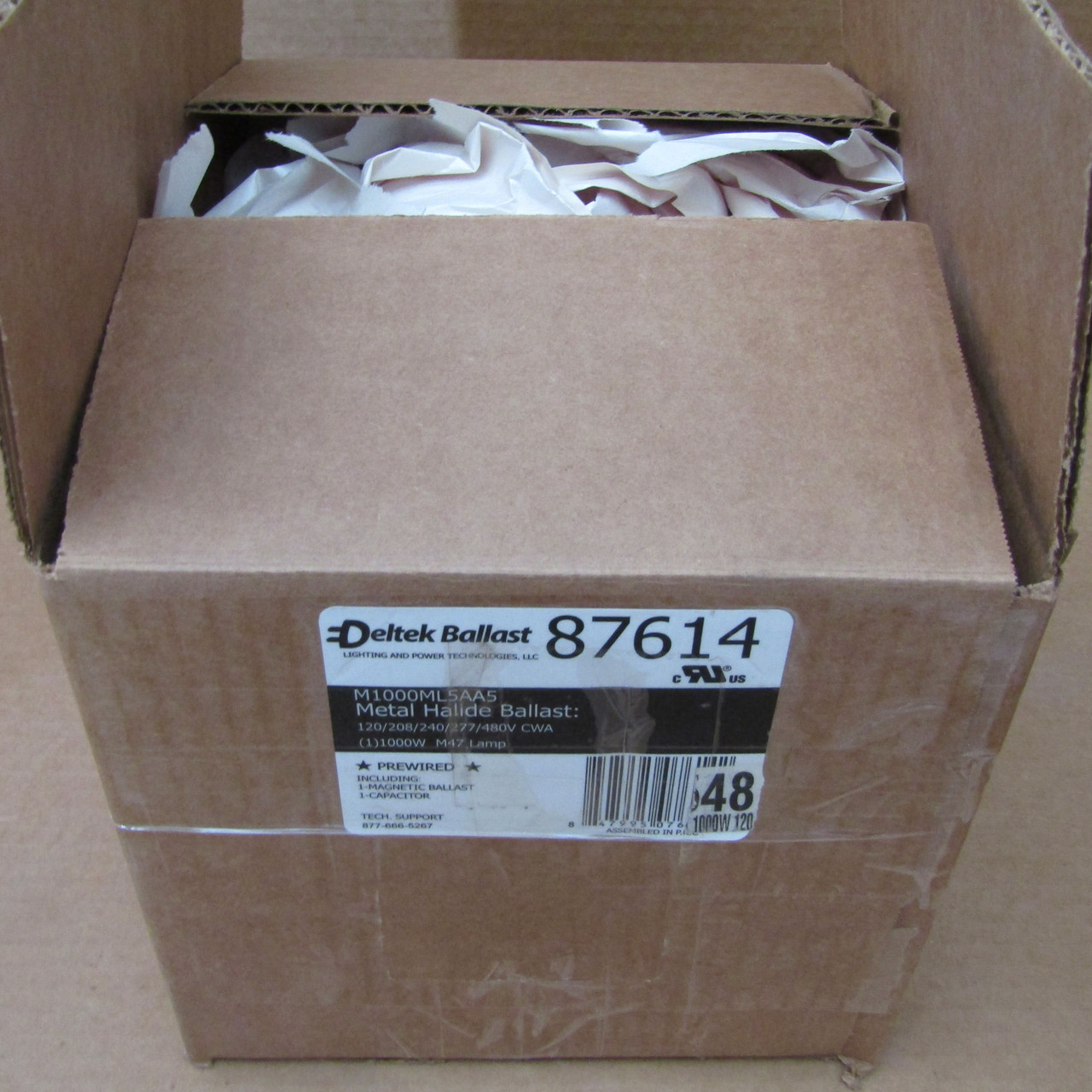 Deltek Ballast M1000ML5AA5 120/208/240/277/480V 1000W MH Ballast 87614 - New