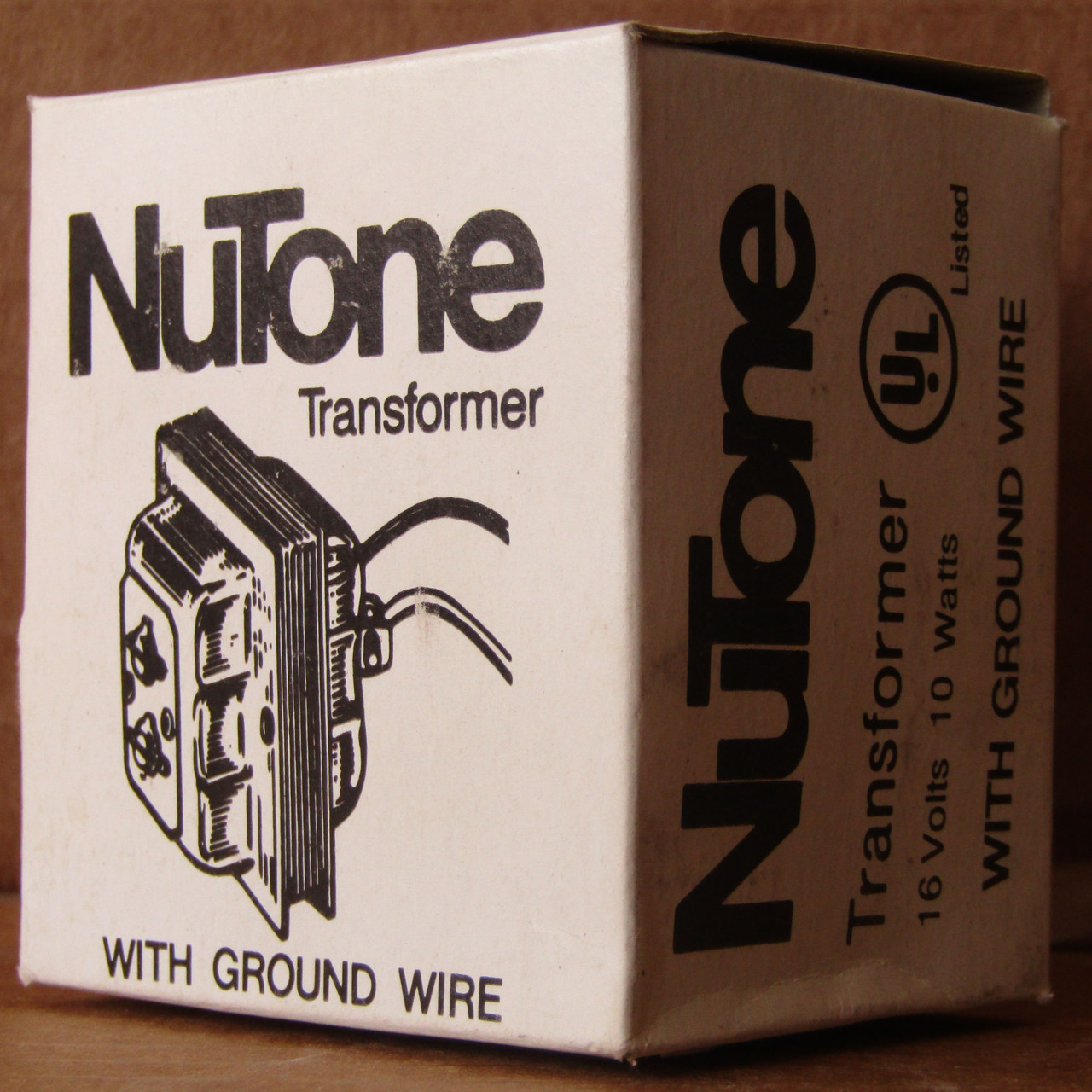 NuTone 101-T Transformer for Chimes & Intercoms 16V 10W with Ground Wire  - New