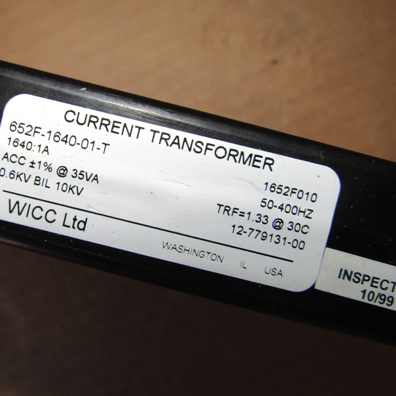 Details about   WICC 1243F323 MW1000-01-T 50-400HZ CTCX WICC current transformer MW1000-01-T 
