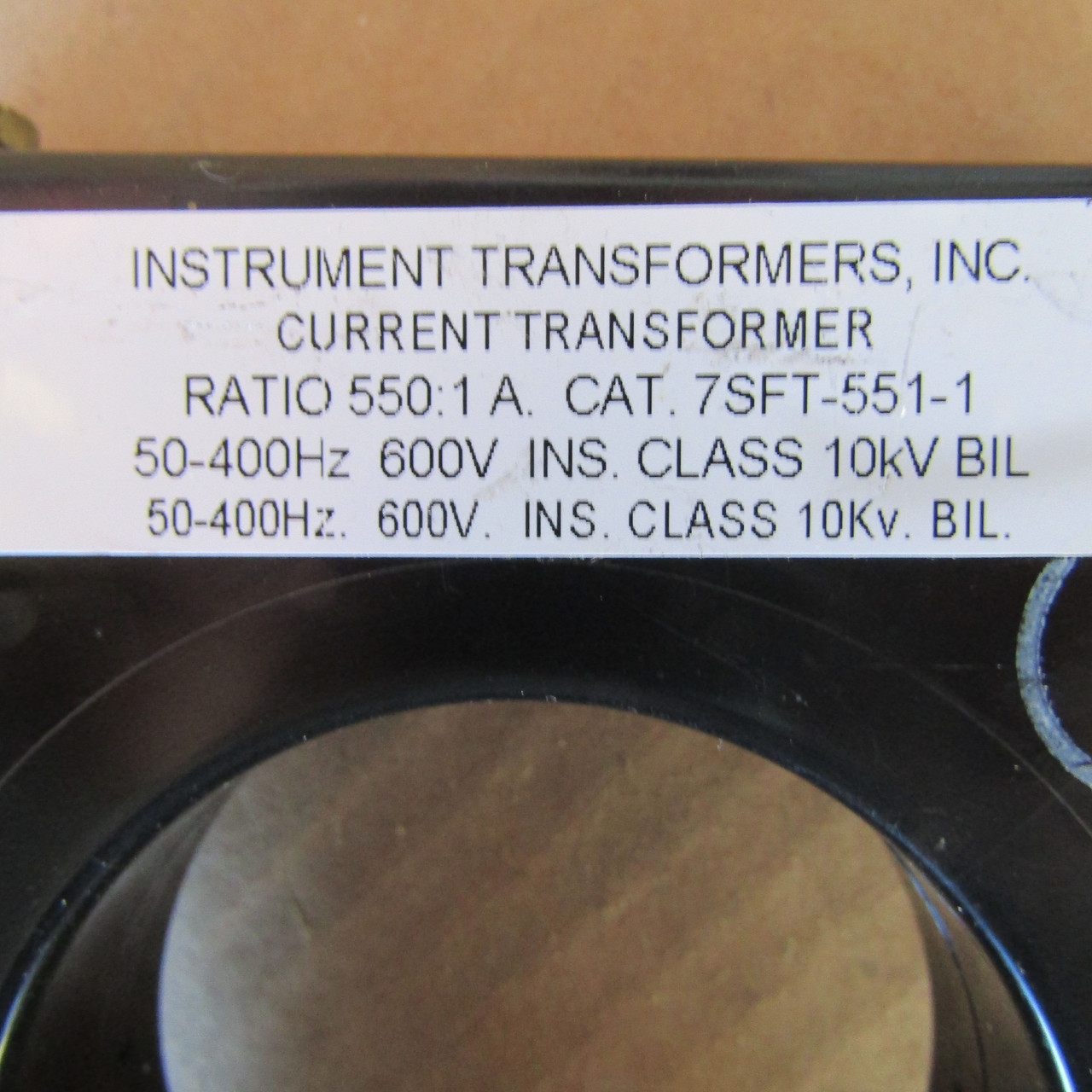 Instrument Transformers 7SFT-551-1 Current Transformer 550:1A - Used