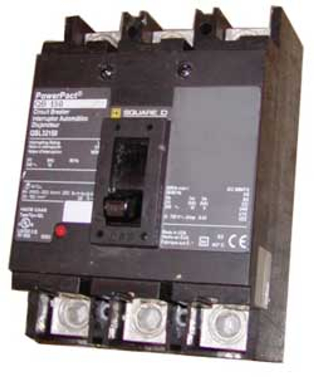 Square D QBL32100 3 Pole 100 Amp 240VAC Circuit Breaker - Used