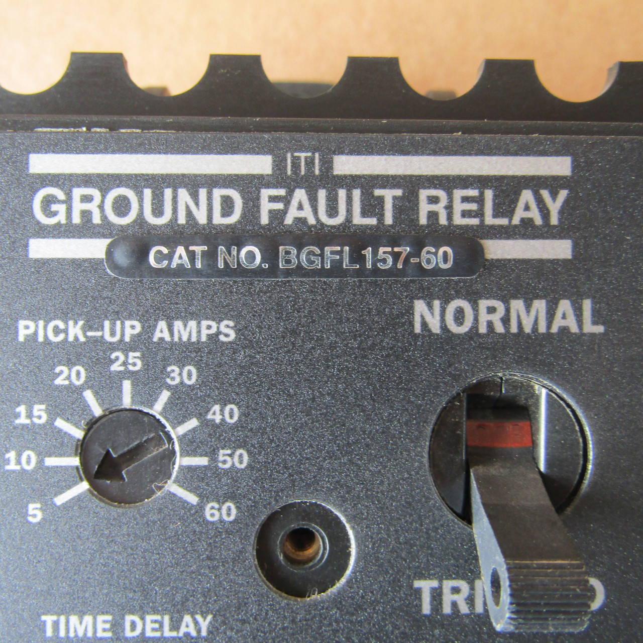 ITI BGFL157-60 Ground Fault Relay 120VAC 0.015 Amps Max -  Used