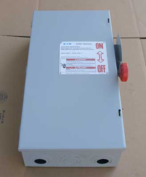 Cutler Hammer DH363FGK 100A 3 Pole 600VAC HD Fusible Safety Switch