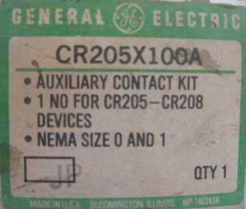 General Electric CR205X100A Auxiliary Contact Kit