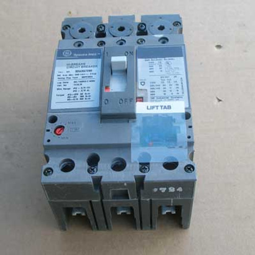 General Electric SEHA36AT0100 3 Pole 100 Amp 600V Circuit Breaker - New