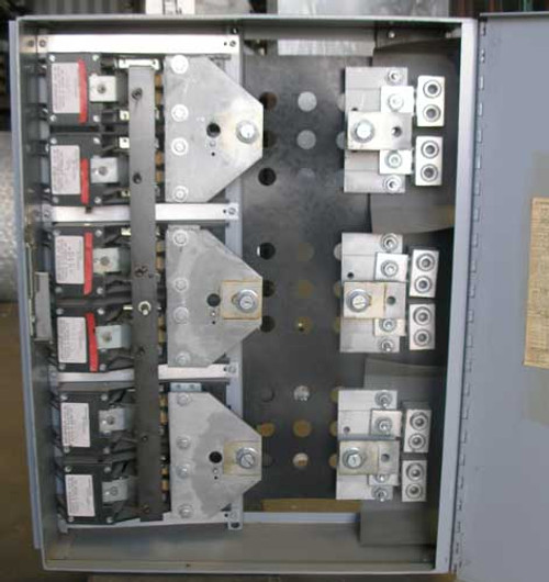 General Electric THFP367 800 Amp 3 Pole 600V Fused Panel Switch - Used