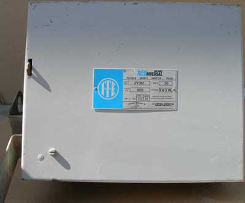 ITE Gould UV 361 Fusible Busduct Switch 30A 600V 3 Pole 3 Wire - Used