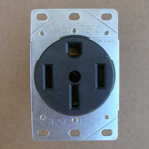 Pass & Seymour 3894-CC6 Flush Mount Range Outlet 50A 125/250VAC