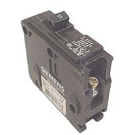 Siemens Q115 1 Pole 15 Amp 120 VAC QP Circuit Breaker - Used