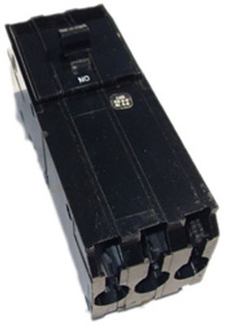 Square D Q13100 3 Pole 100 Amp 240VAC MC Circuit Breaker - Used