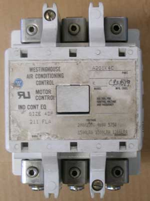 Westinghouse A201K4C Air Cond. Control Motor Size 4DP 211A - Used