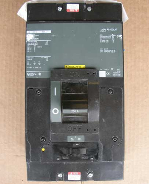 Square D LAL36250MB 3 Pole 250 Amp 600 VAC MB Style Circuit Breaker - Used