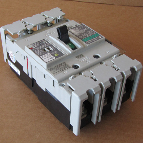 Fuji EW250RAGU-3P250 3 Pole 250 Amp Earth Leakage Circuit Breaker - Used