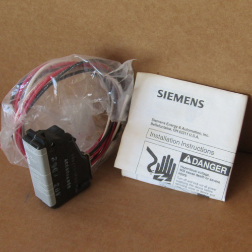 Siemens A02FD62 Auxiliary Switch 240 VAC for FD/HFD/CFD Frames - New