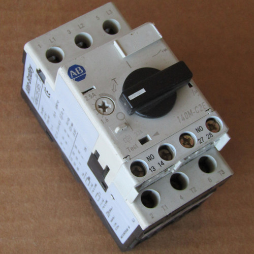 Allen-Bradley 140M-C2E-B25 Motor Protection Circuit Breaker 1.6-2.5 Amp - Used