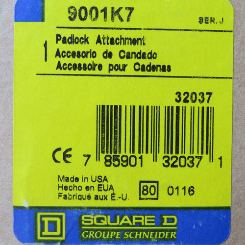 Square D 9001K7 Padlock Attachment Series J  - New