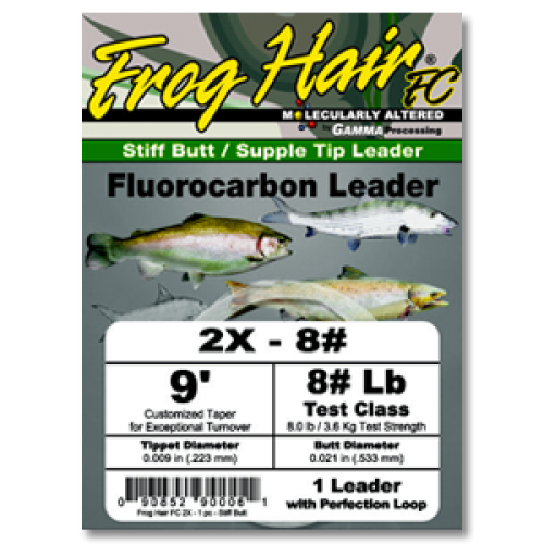 BIG GAME FLUOROCARBON KNOTLESS TAPERED LEADER 9' - Fly Angler Distributing  Inc