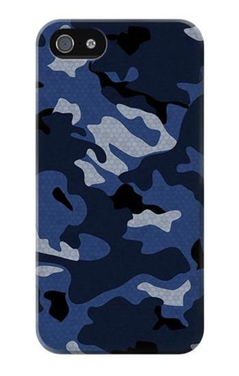 S2959 Navy Blue Camo Camouflage For iPhone 5S SE
