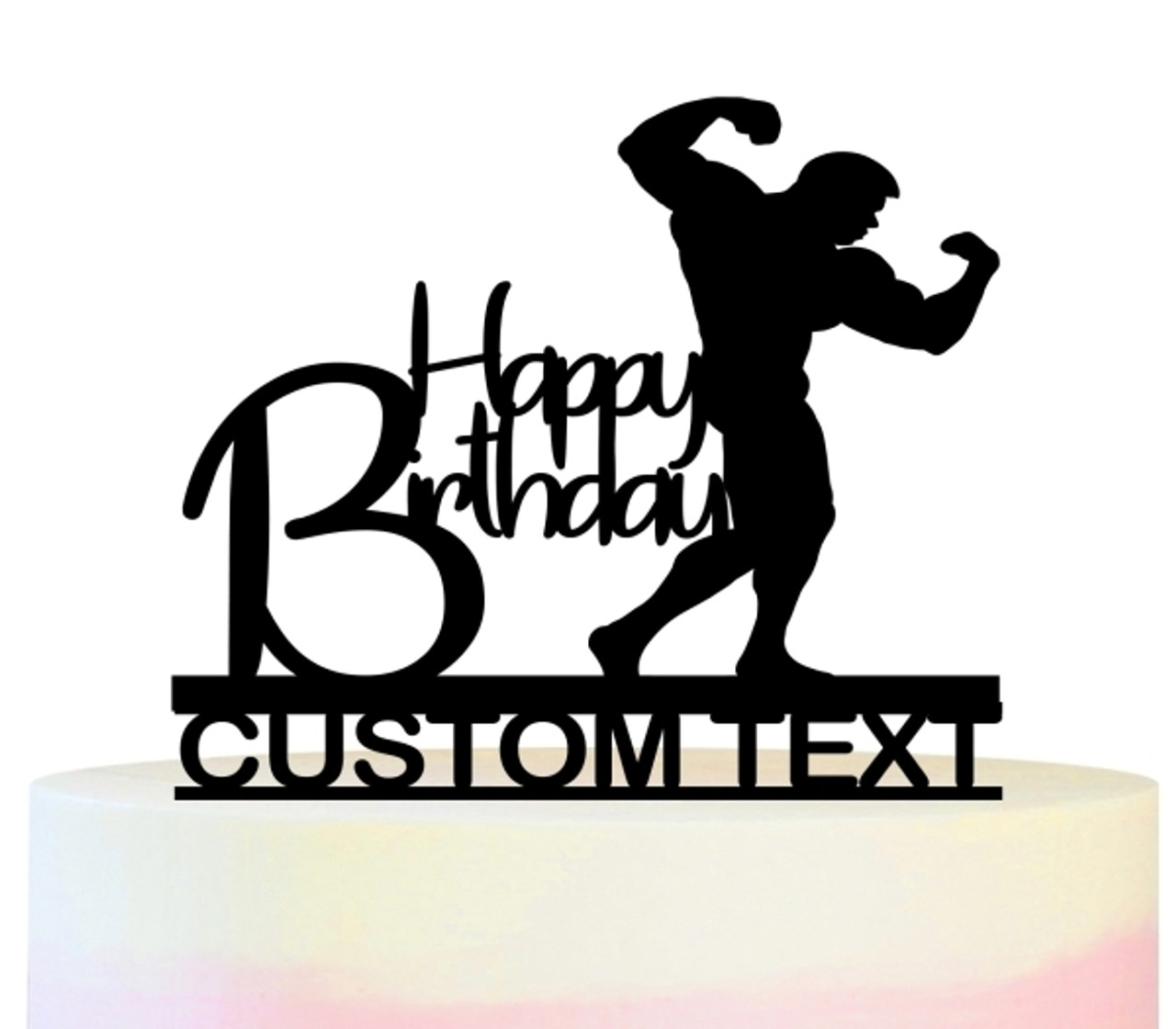 Amazon.com: Trainer Cake Topper,Bodybuilder Cake Topper,Weight Lifting  Toppers,Gym Cake Topper,Fitnes Cake Topper,Bodybuilder birthday Cake  Topper,Celebration Party Cake Decoration Supplies. : Grocery & Gourmet Food