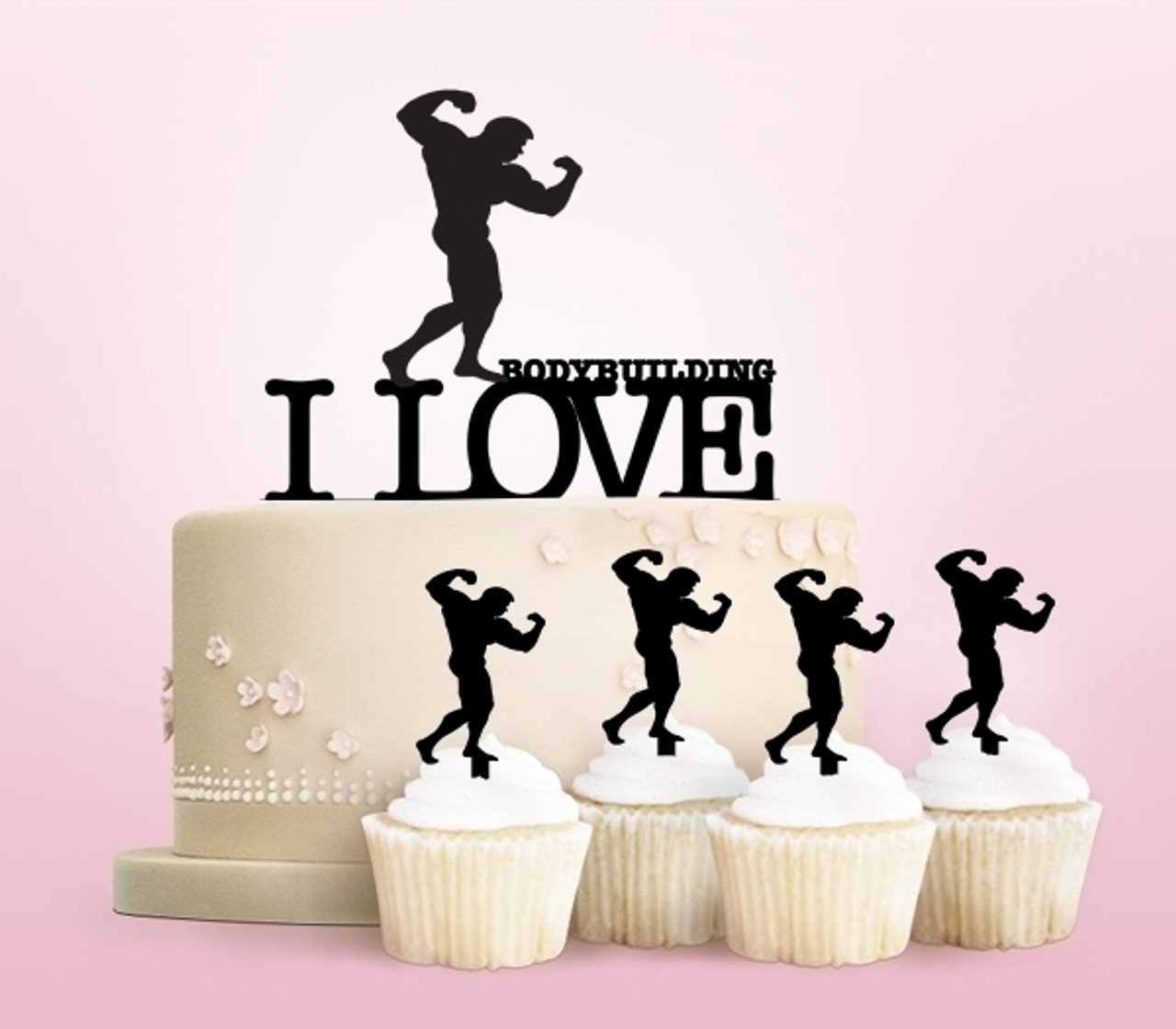 Buy Muscleman Cake Topper,bodybuilder Cake Topper,birthday 25 Cake Topper,happy  Birthday Cake Topper With Name, Muscleman Party,bodybuilder 1035 Online in  India - Etsy