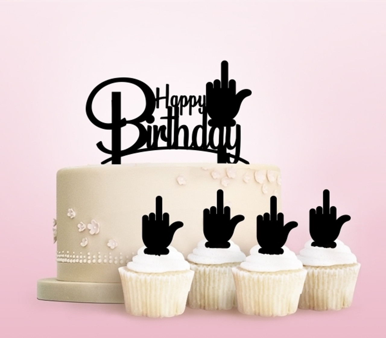 24 Pieces 49 + 1 Cupcake Toppers Funny 50th Birthday Cupcake Picks Glitter  Black Middle Finger Cake Toppers 50 Cupcake Decoration for Happy 50th  Birthday Party Aniversary Decorations : Amazon.in: Grocery & Gourmet Foods