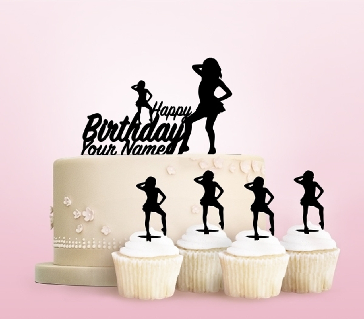 Golf Themed 40th Birthday Cake Topper - Fore Tee | Little Dance