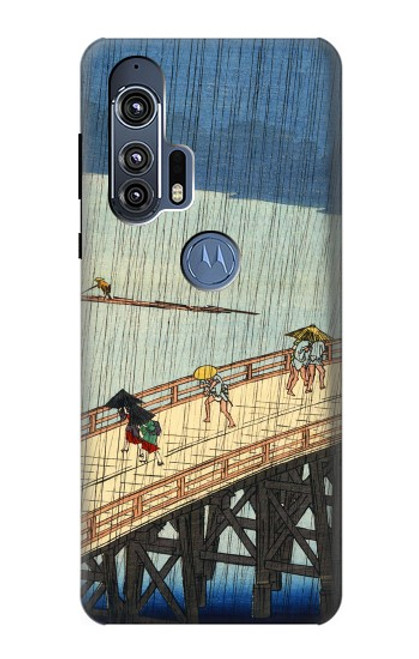S3347 Utagawa Hiroshige Sudden shower Case For Motorola Edge+