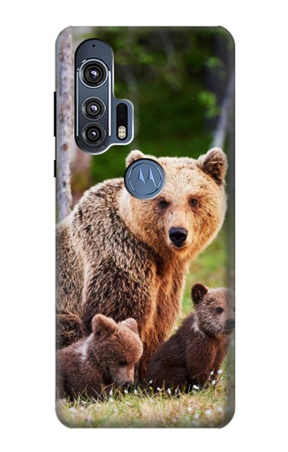 S3558 Bear Family Case For Motorola Edge+