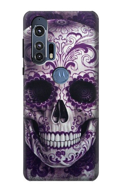 S3582 Purple Sugar Skull Case For Motorola Edge+